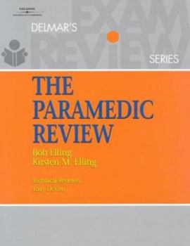 Paperback The Paramedic Review (Delmar's Exam Review Series) Book