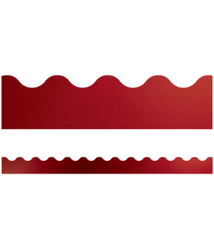 Misc. Sparkle and Shine Cherry Foil Scalloped Bulletin Board Borders Book