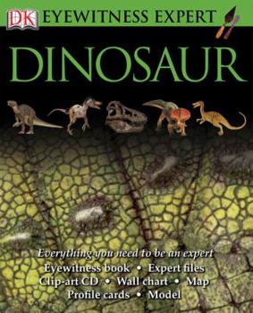 Hardcover Dinosaur [With Clip-Art CD and Profile Cards and Dinosaru Model and Map and Wall Chart] Book