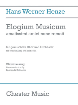 Paperback Elogium Musicum: Amatissimi Amici Nunc Remoti Satb Choir and Orchestra Book