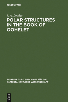 Hardcover Polar Structures in the Book of Qohelet Book