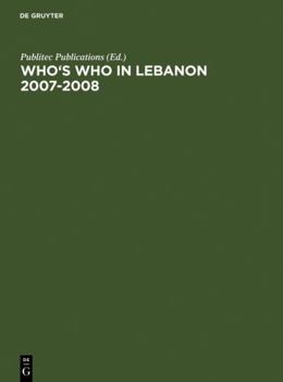 Hardcover Who's Who in Lebanon 2007-2008 Book