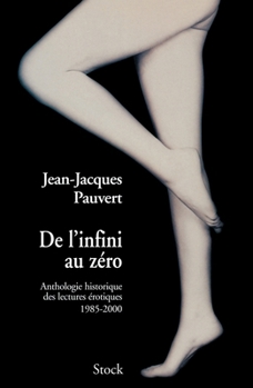 Paperback De l'infini au zéro [French] Book