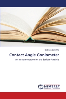 Paperback Contact Angle Goniometer Book