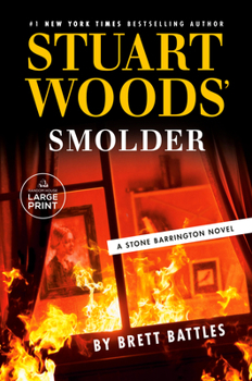 Paperback Stuart Woods' Smolder [Large Print] Book