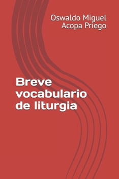 Paperback Breve vocabulario de liturgia [Spanish] Book