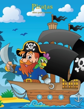 Paperback Piratas libro para colorear 1 [Spanish] Book