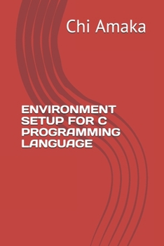 Paperback Environment Setup for C Programming Language Book