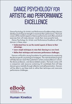 Paperback Dance Psychology for Artistic and Performance Excellence Book