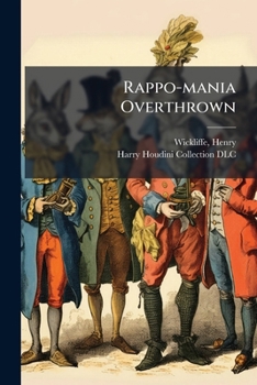 Paperback Rappo-mania Overthrown: In Two Parts Book