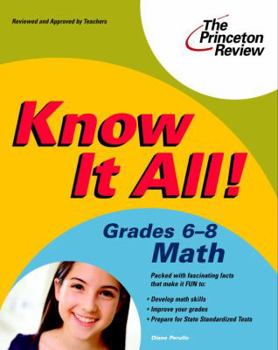 Paperback Know It All! Grades 6-8 Math Book