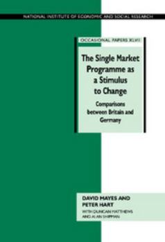 Hardcover The Single Market Programme as a Stimulus to Change Book