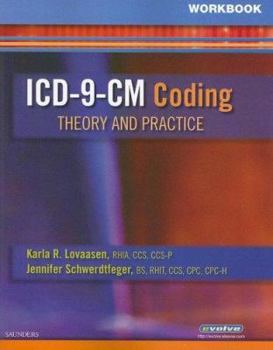 Paperback ICD-9-CM Coding Workbook: Theory and Practice Book