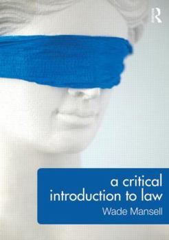 Paperback A Critical Introduction to Law Book