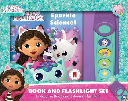Misc. DreamWorks Gabby's Dollhouse: Sparkle Science! Book and 5-Sound Flashlight Set [With Battery] Book