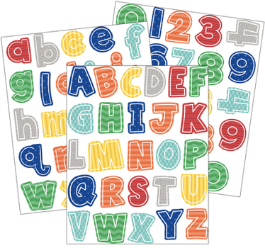 Paperback S.S. Discover Letters and Numbers Sticker Pack Book