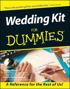 Paperback Wedding Kit for Dummies. [With CDROM] Book
