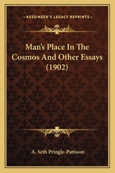 Paperback Man's Place In The Cosmos And Other Essays (1902) Book