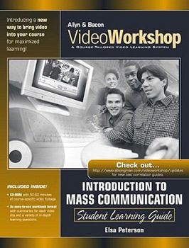 Paperback Videoworkshop for Introduction to Mass Communication: Student Learning Guide with CD-ROM [With CDROM] Book