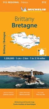 Loose Leaf France: Brittany Map 512 Book