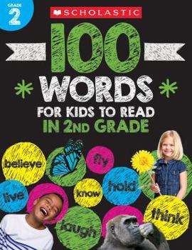 Paperback 100 Words for Kids to Read in Second Grade Workbook Book