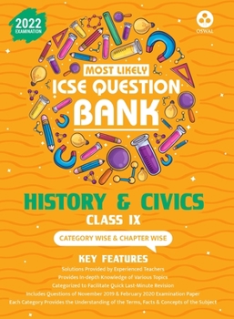 Paperback Most Likely Question Bank - History & Civics: ICSE Class 9 for 2022 Examination Book