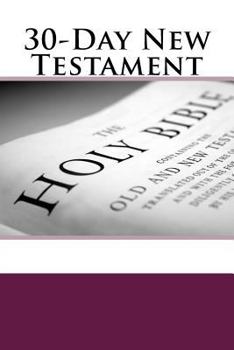 Paperback 30-Day New Testament: American Standard Version Book