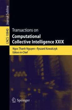 Paperback Transactions on Computational Collective Intelligence XXIX Book
