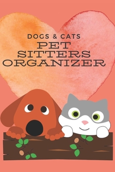 Paperback Pet Sitters Organizer Book