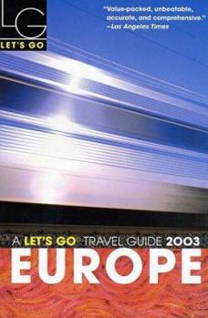Paperback Let's Go 2003: Europe Book