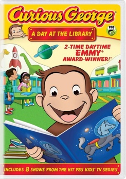 DVD Curious George: A Day at the Library Book