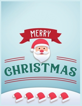 MERRY CHRISTMAS: Blank Lined Notebook Journal, Notebook Gift 110 pages 8.5 x 11'' Blank Lined Journal - ... - for Journalism, Notes, Composition Book