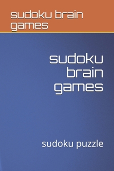Paperback sudoku brain games: sudoku puzzle Book