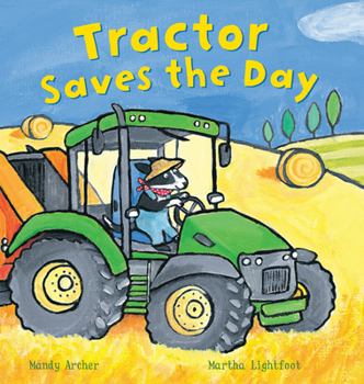 Paperback Tractor Saves the Day Book