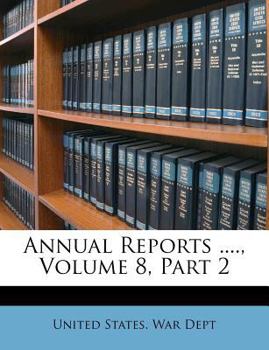 Paperback Annual Reports ...., Volume 8, Part 2 Book