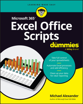 Paperback Microsoft 365 Excel Office Scripts for Dummies Book