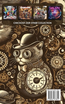 Hardcover Steampunk Cats AtoZ's [Large Print] Book