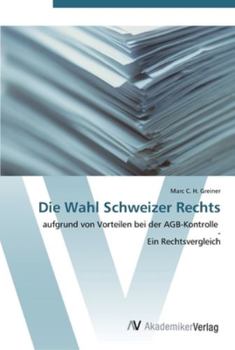 Paperback Die Wahl Schweizer Rechts [German] Book