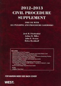 Paperback Civil Procedure Supplement Book