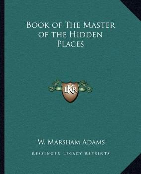 Paperback Book of The Master of the Hidden Places Book
