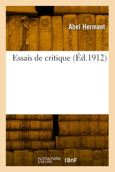 Paperback Essais de critique [French] Book