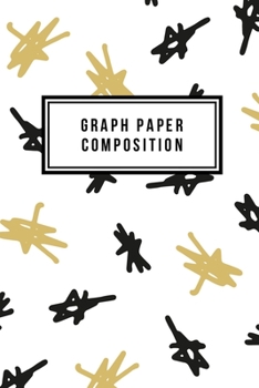 Graph Paper Composition: Graph Paper 6" x 9" Holly Jolly Quad Ruled 4x4,Grid Paper for school student,office,kids Notebooks