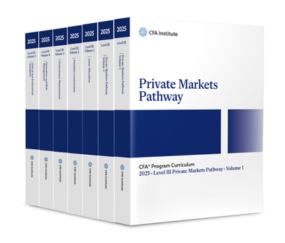 Paperback 2025 Cfa Program Curriculum Level III Private Markets Pathway Box Set Book