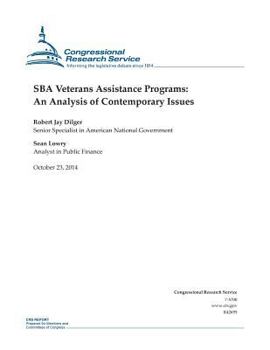 Paperback SBA Veterans Assistance Programs: An Analysis of Contemporary Issues Book