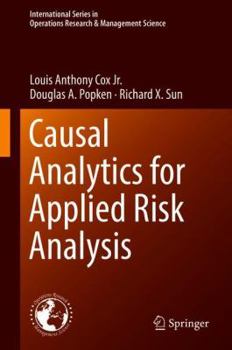 Hardcover Causal Analytics for Applied Risk Analysis Book