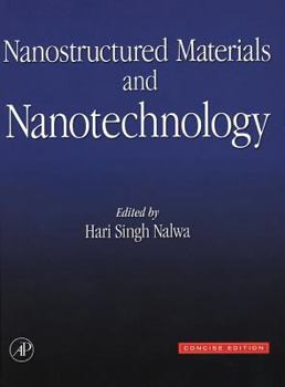 Hardcover Nanostructured Materials and Nanotechnology: Concise Edition Book