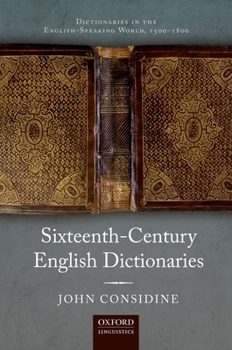 Hardcover Sixteenth-Century English Dictionaries Book