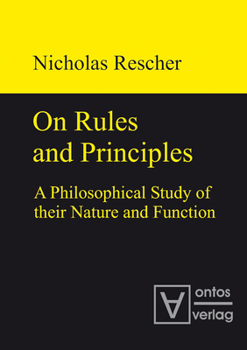 Hardcover On Rules and Principles Book