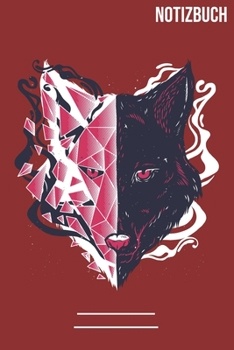 Paperback Notizbuch Wolf: A5 Notebook - 111 Seiten - Extra Kalender 2020 - Einzigartig - Kariert - karo - raster - Geschenk - Geschenkidee [German] Book