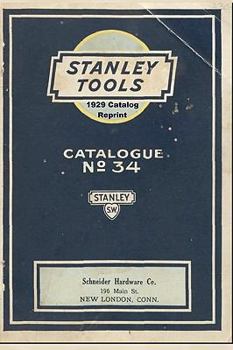 Paperback Stanley Tools 1929 Catalog Reprint Book